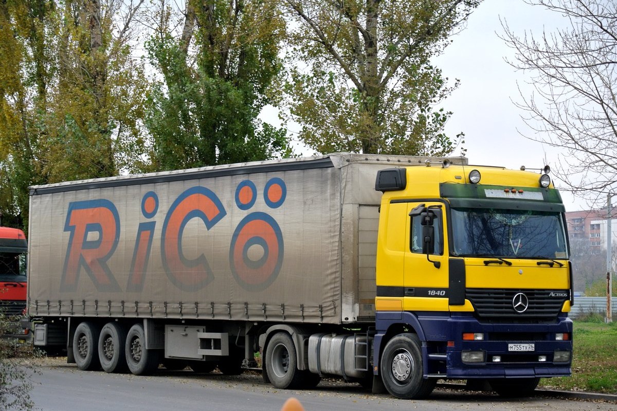 Ставропольский край, № М 755 ТХ 26 — Mercedes-Benz Actros ('1997) 1840