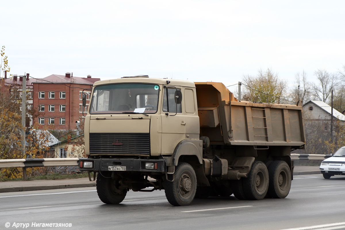 Башкортостан, № В 157 АО 102 — МАЗ-55165