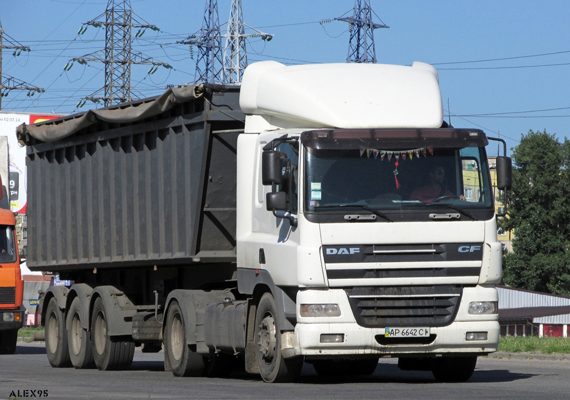 Запорожская область, № АР 6642 СІ — DAF CF85 FT