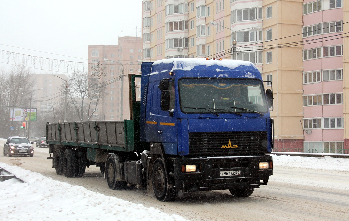 Московская область, № У 961 АК 50 — МАЗ-5440 (общая модель)