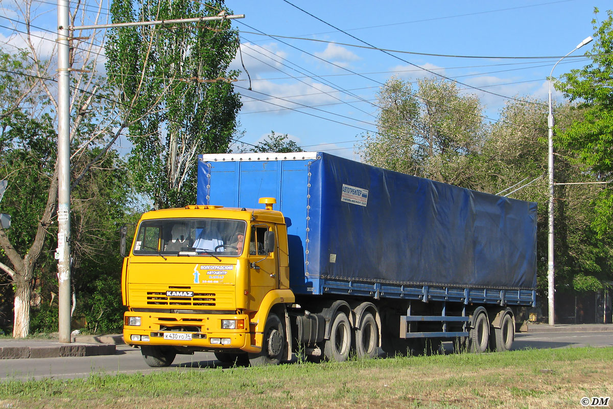 Волгоградская область, № К 430 УО 34 — КамАЗ-65116 [651160]