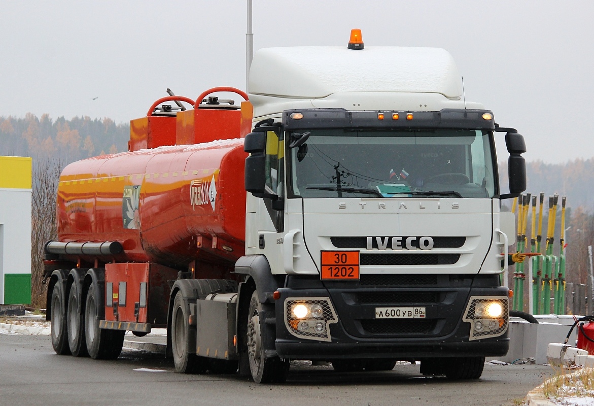 Ханты-Мансийский автоном.округ, № А 600 УВ 86 — IVECO Stralis ('2007) 350