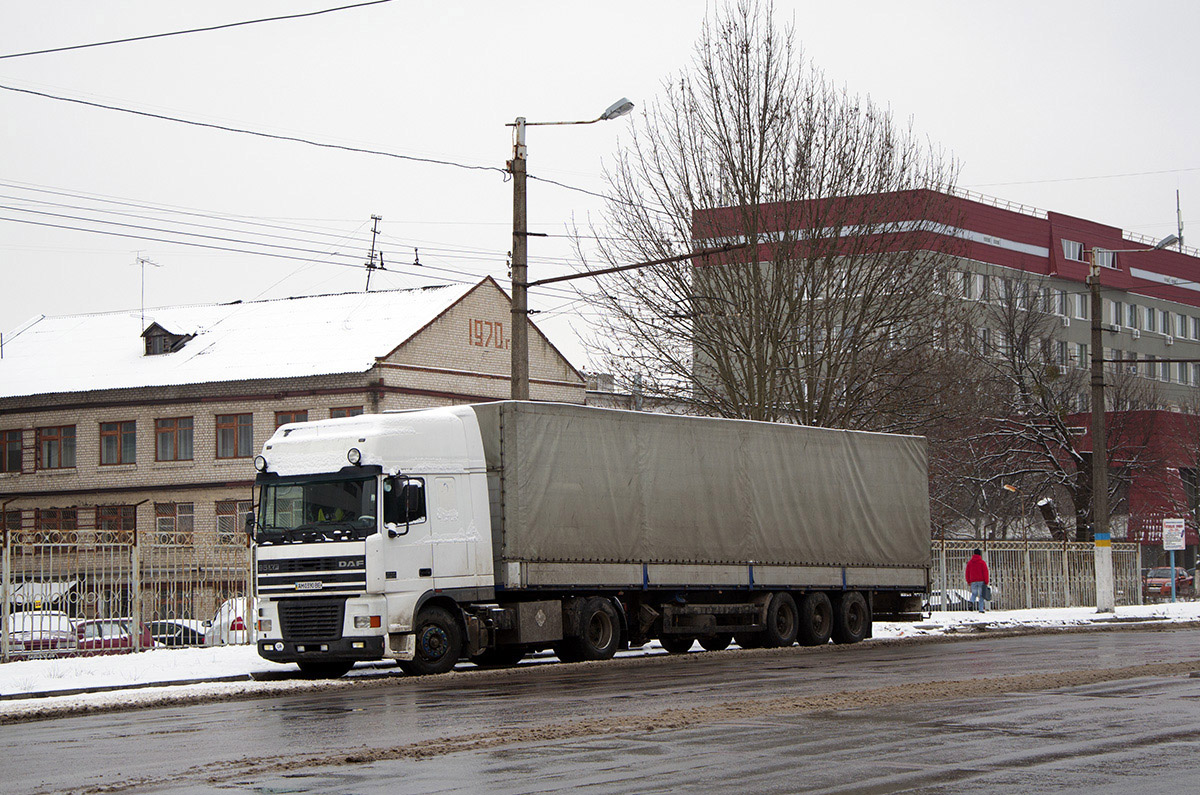 Житомирская область, № АМ 0390 ВЕ — DAF 95XF FT