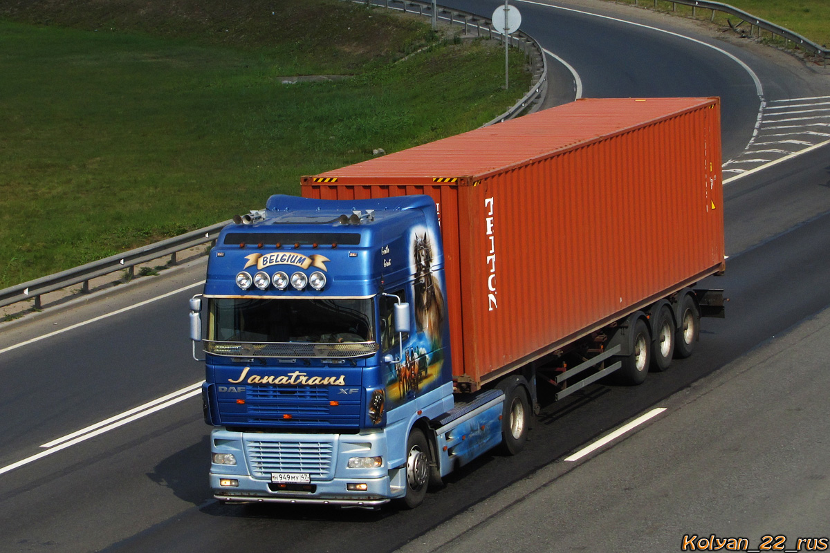 Ленинградская область, № Н 949 МУ 47 — DAF XF95 FT