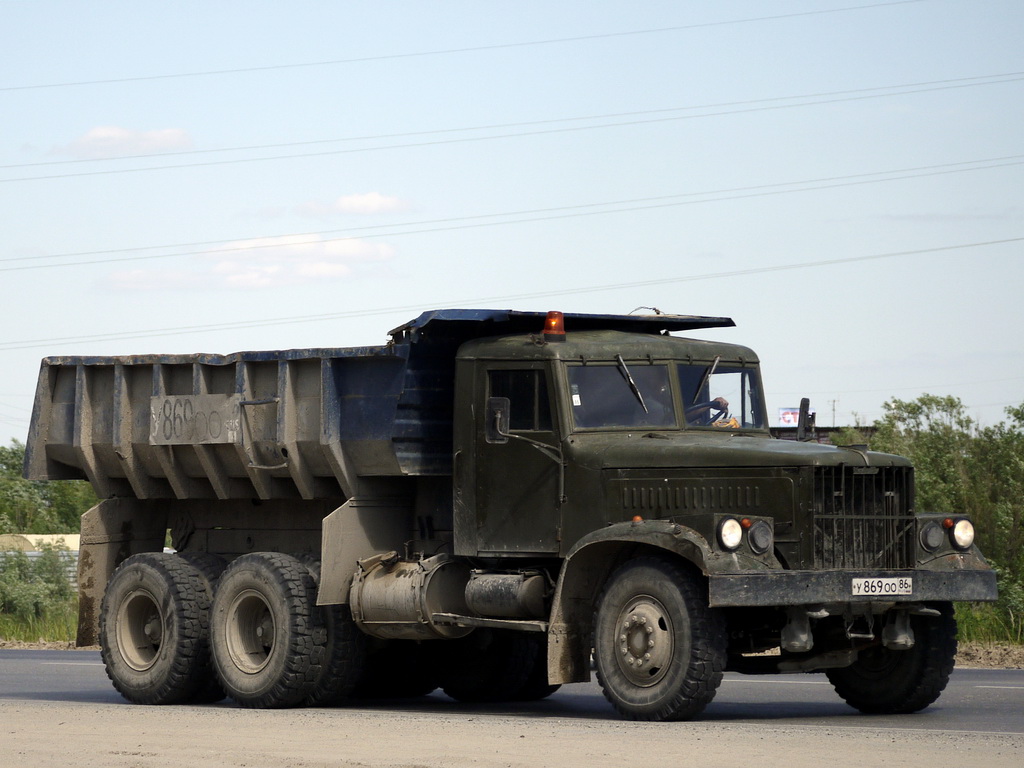 Ханты-Мансийский автоном.округ, № У 869 ОО 86 — КрАЗ-256Б1