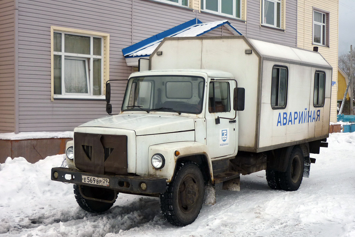 Архангельская область, № Е 569 ВР 29 — ГАЗ-3307