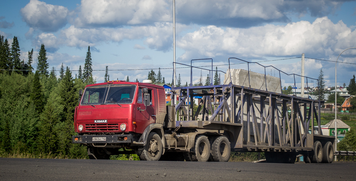 Кемеровская область, № С 863 АС 142 — КамАЗ-54112