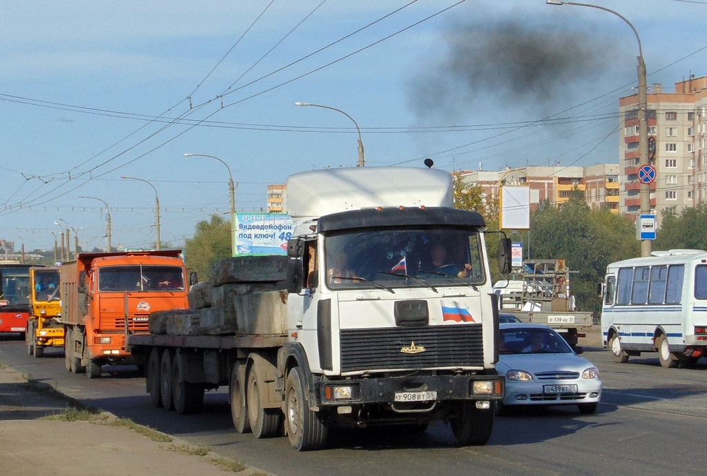 Омская область, № Т 908 ВТ 55 — МАЗ-642205