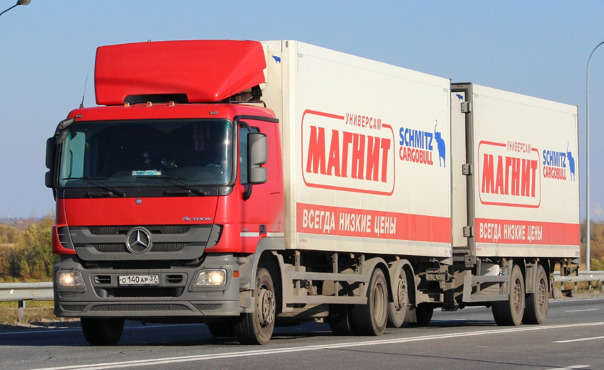 Ивановская область, № О 140 АР 37 — Mercedes-Benz Actros ('2009) 2536