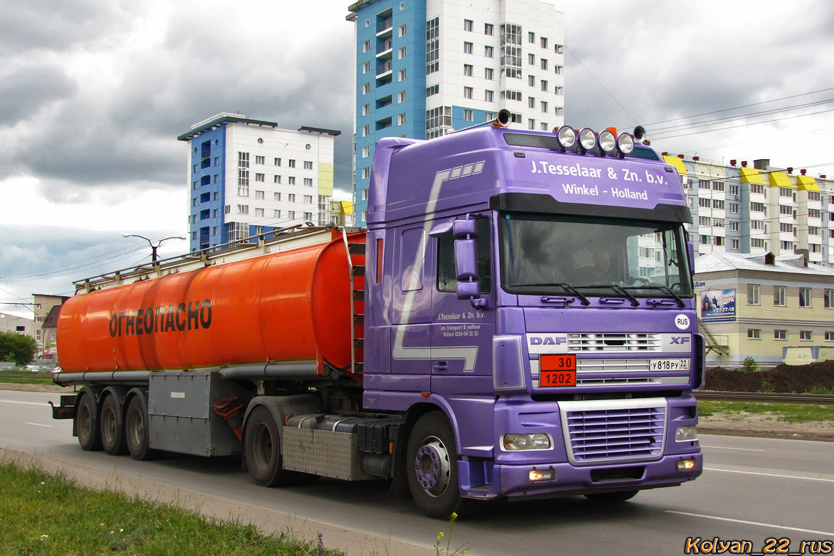 Алтайский край, № У 818 РУ 22 — DAF XF95 FT