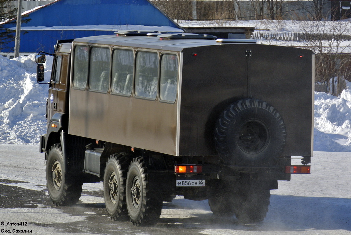 Сахалинская область, № М 856 СВ 65 — Урал-3255-79