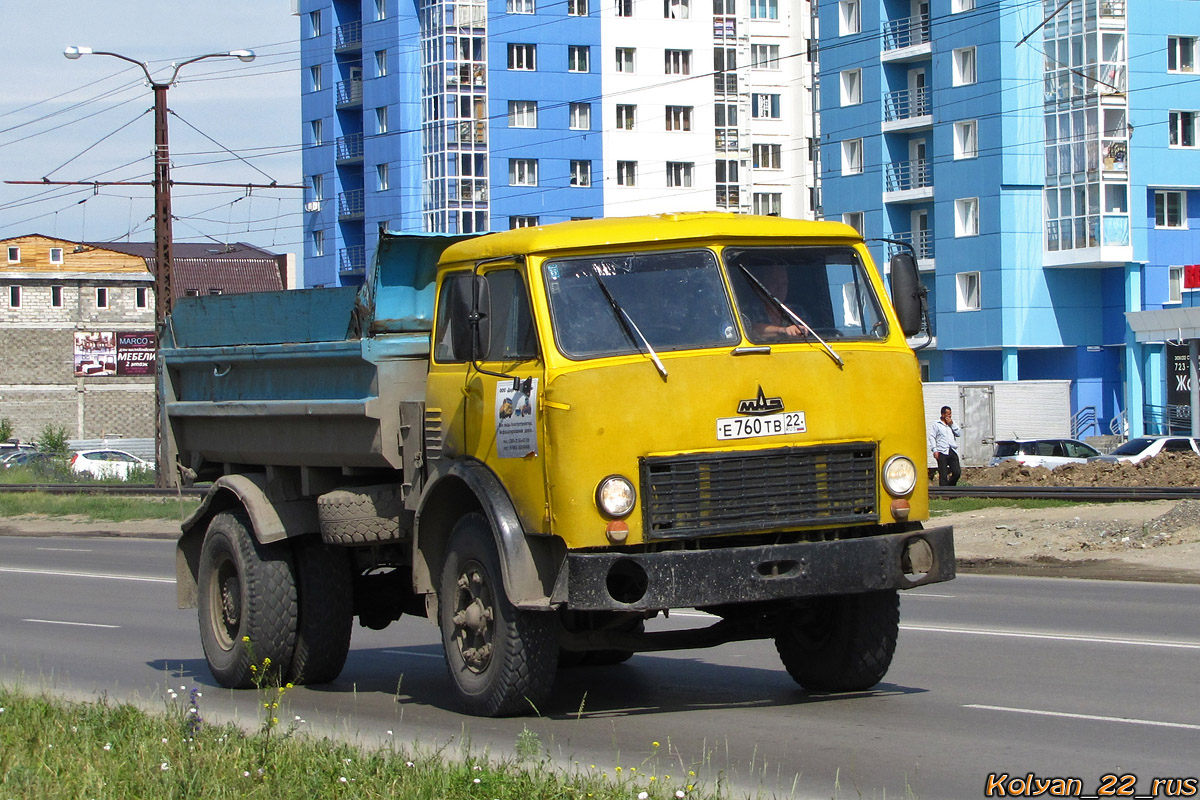 Алтайский край, № Е 760 ТВ 22 — МАЗ-503А