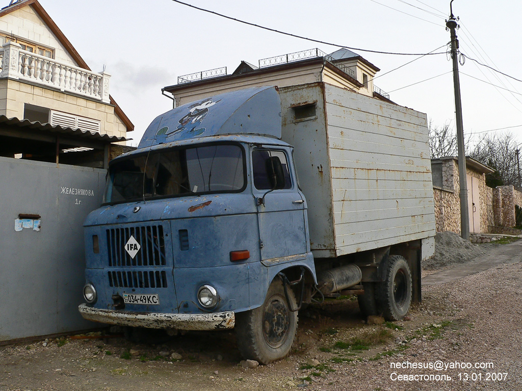 Севастополь, № 034-49 КС — IFA W50L (общая модель)