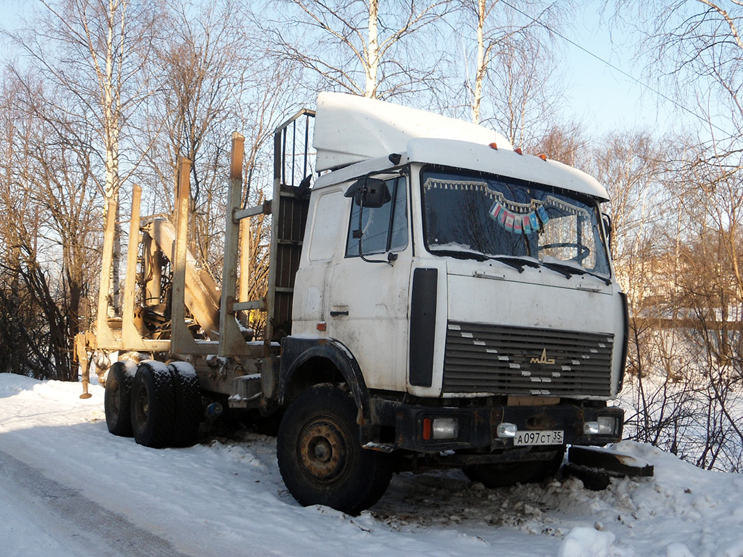 Вологодская область, № А 097 СТ 35 — МАЗ-630308