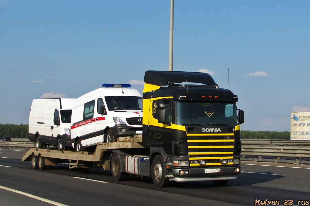 Нижегородская область, № А 117 СР 152 — Scania ('1996) R114L