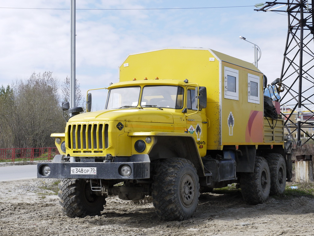 Томская область, № Е 348 ОР 70 — Урал-4320 / 5557 (общая модель)