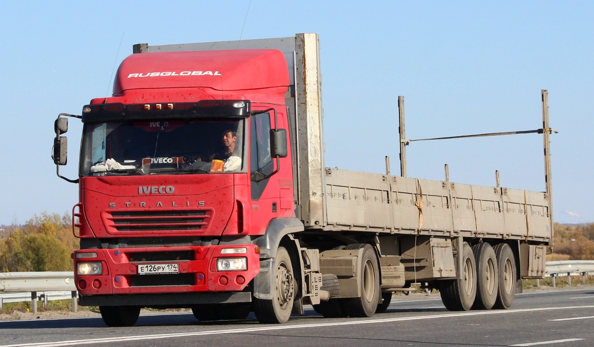 Челябинская область, № Е 126 РУ 174 — IVECO Stralis ('2002) 350