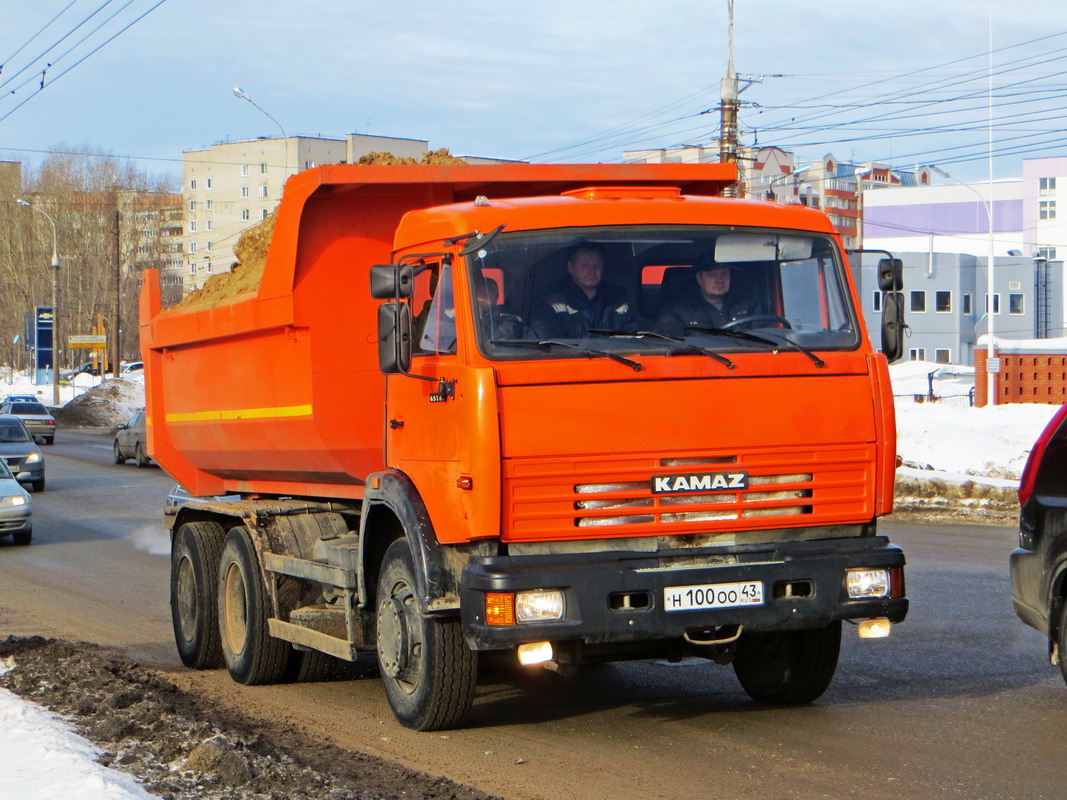 Кировская область, № Н 100 ОО 43 — КамАЗ-65115-62