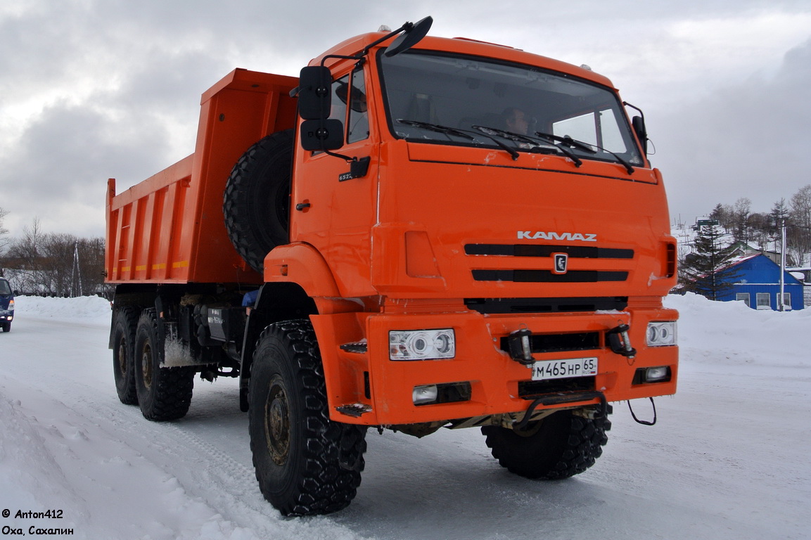 Сахалинская область, № М 465 НР 65 — КамАЗ-65222-63