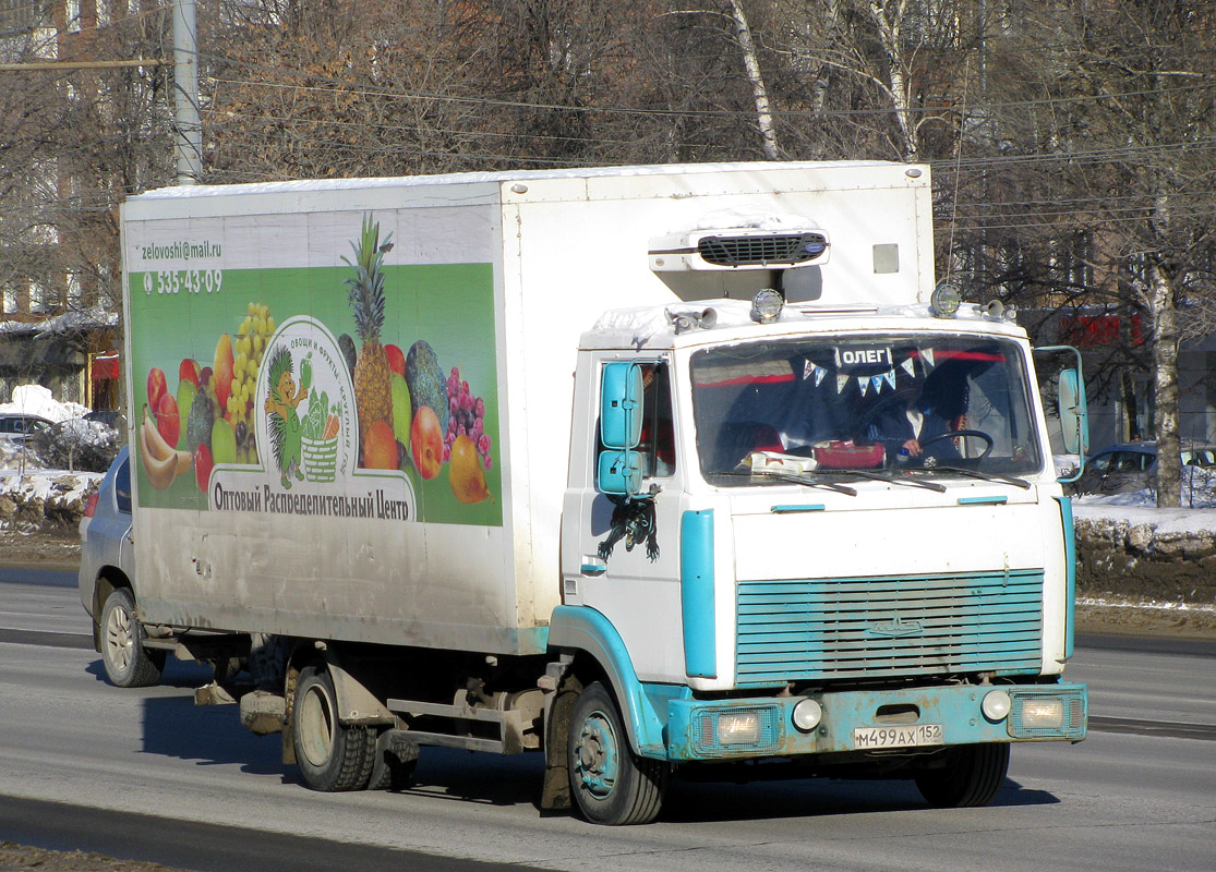 Нижегородская область, № М 499 АХ 152 — МАЗ-437041 "Зубрёнок"