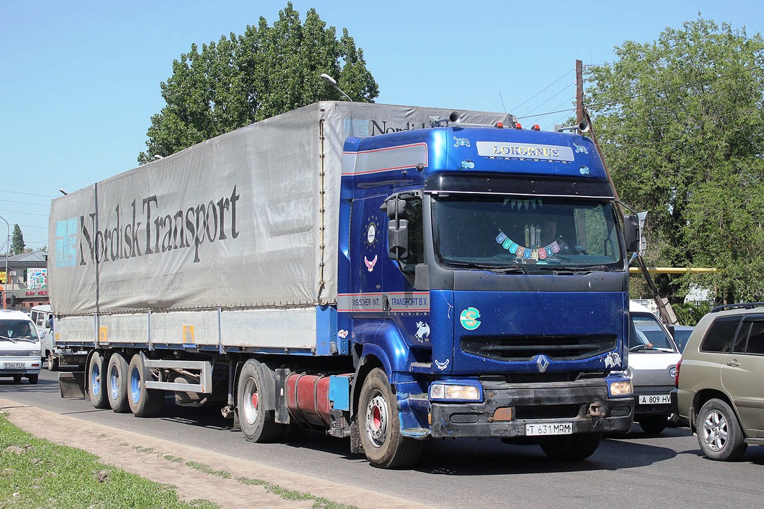 Северо-Казахстанская область, № T 631 MRM — Renault Premium ('1996)