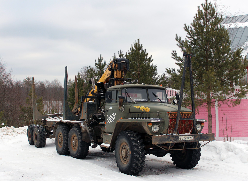 Рязанская область, № У 322 ЕК 62 — Урал-4320 (общая модель)