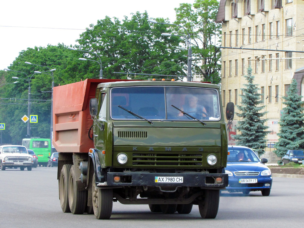 Харьковская область, № АХ 7980 СН — КамАЗ-55111 (общая модель)