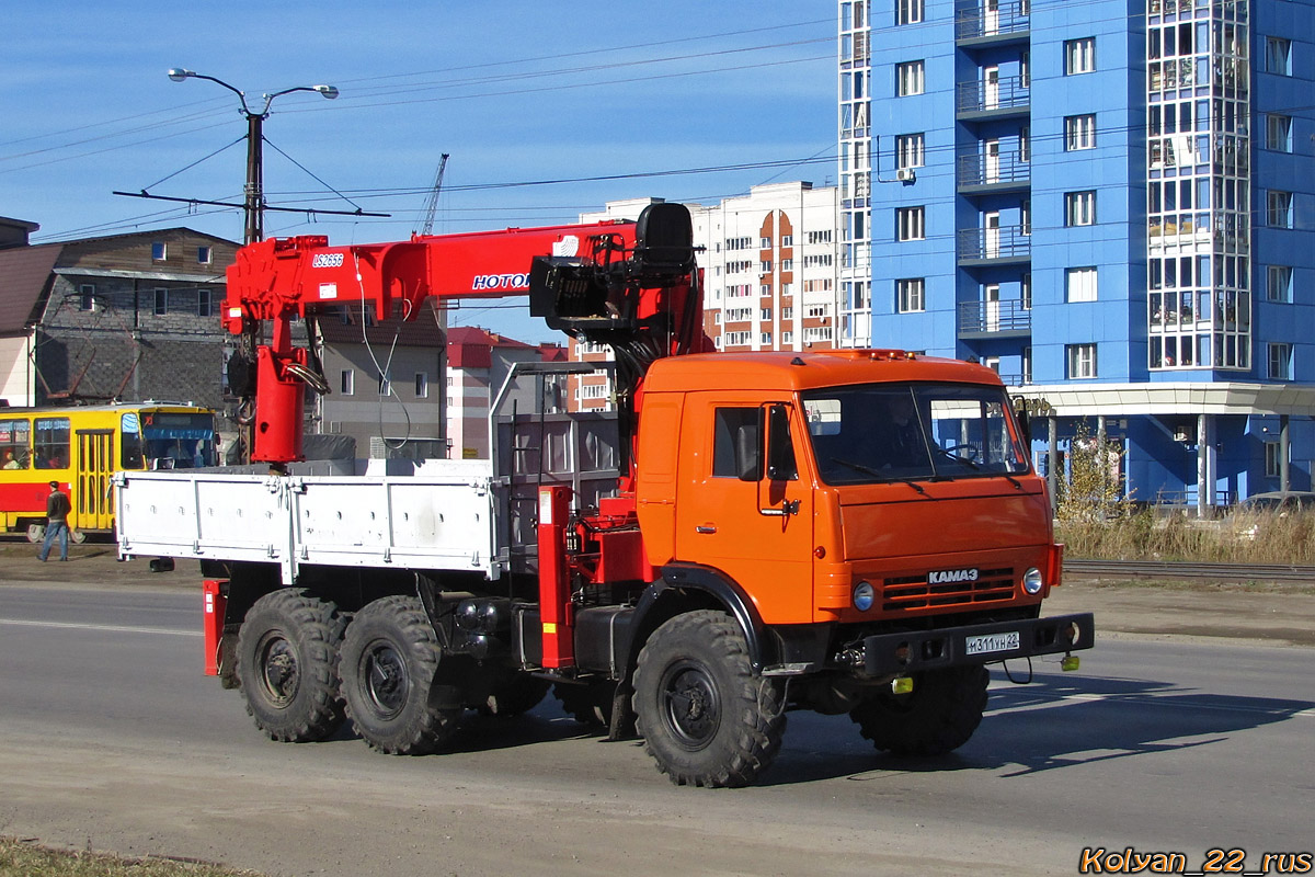 Алтайский край, № М 311 УН 22 — КамАЗ-43101