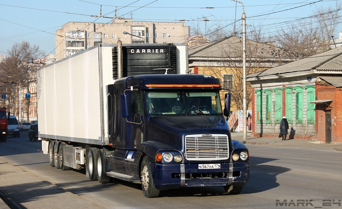 Челябинская область, № Х 567 НА 174 — Freightliner Century Class