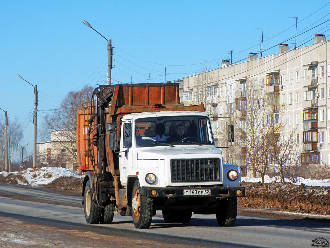 Нижегородская область, № Т 183 ЕР 52 — ГАЗ-3307