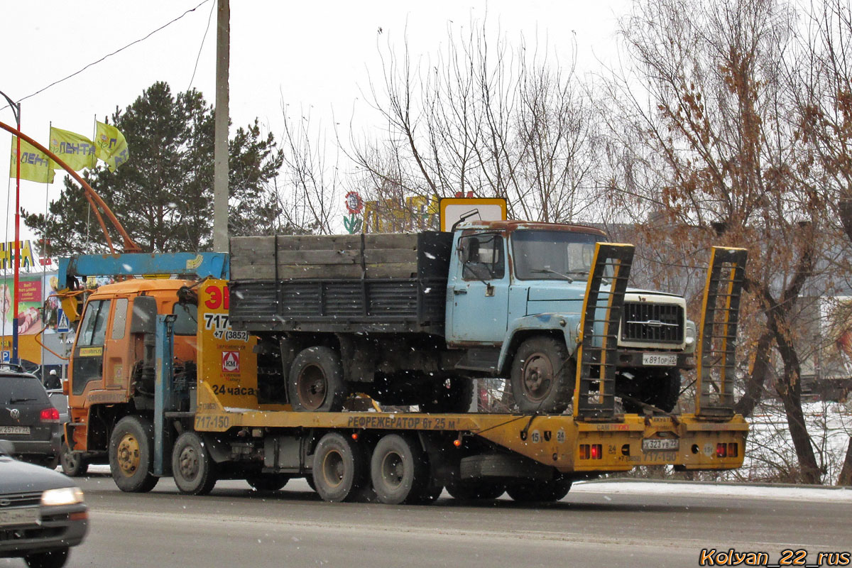 Алтайский край, № Х 323 УВ 22 — Isuzu (общая модель); Алтайский край, № К 891 ОР 22 — ГАЗ-33073