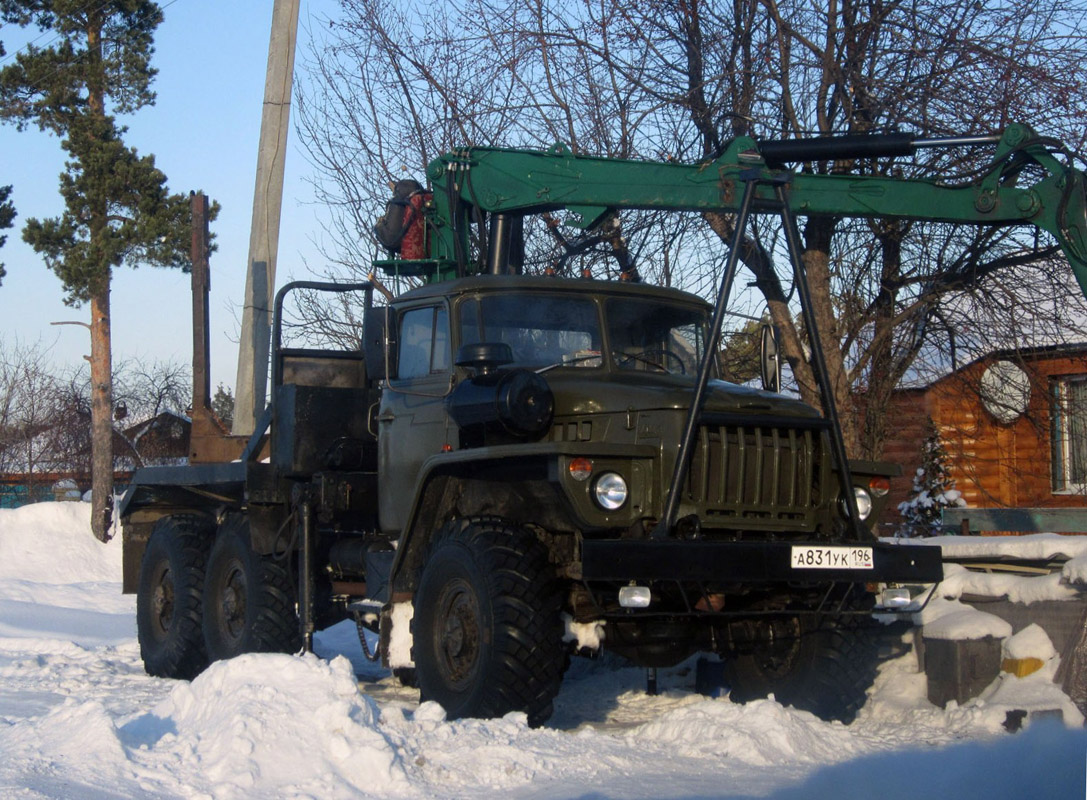 Свердловская область, № А 831 УК 196 — Урал-4320-01