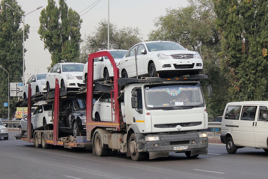 Челябинская область, № Е 072 СХ 174 — Renault Premium ('1996)