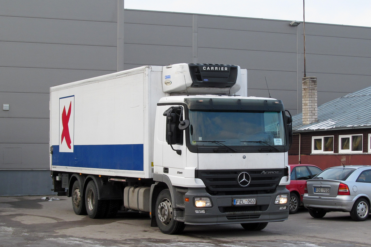 Литва, № FZL 003 — Mercedes-Benz Actros ('2003) 2541