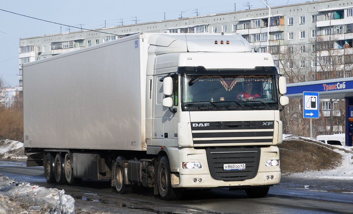 Кировская область, № Н 860 ОО 43 — DAF XF105 FT