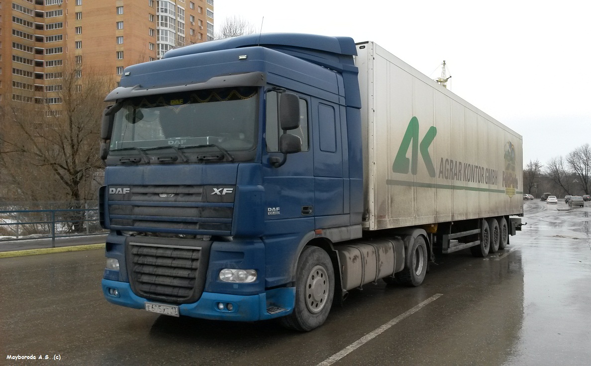 Мордовия, № Е 605 ХЕ 13 — DAF XF105 FT