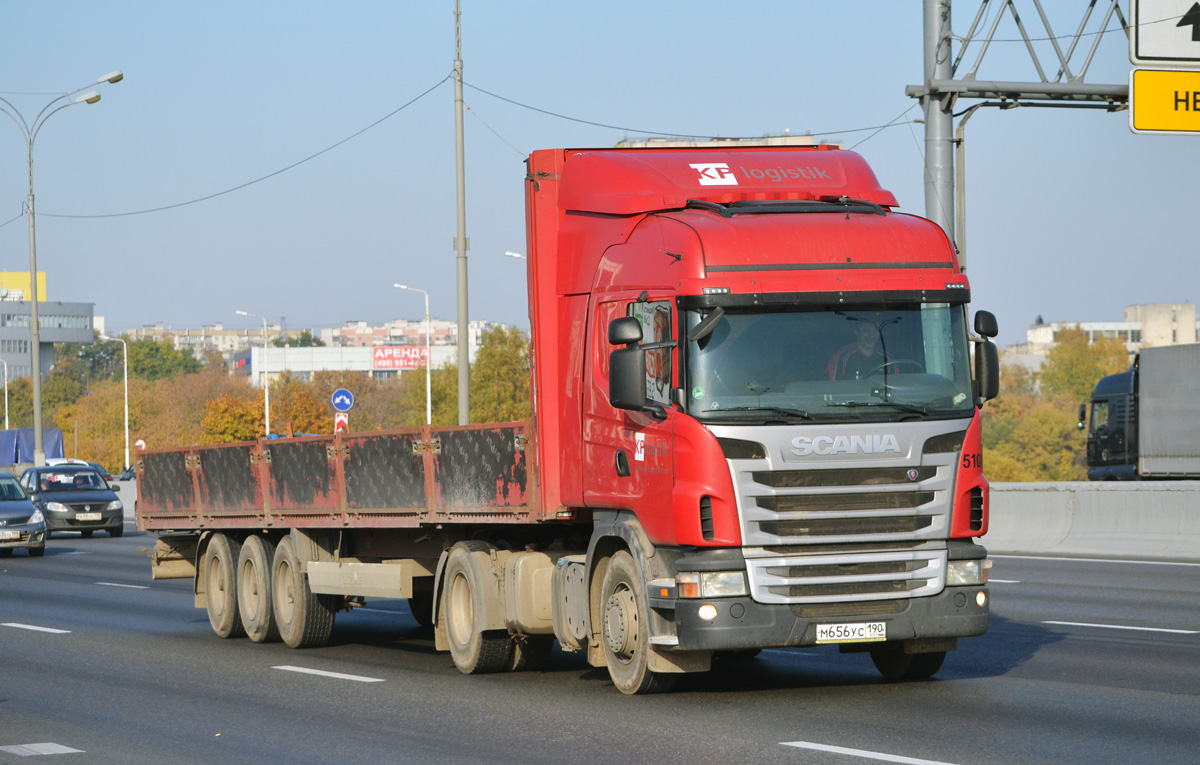 Московская область, № М 656 УС 190 — Scania ('2009) G420