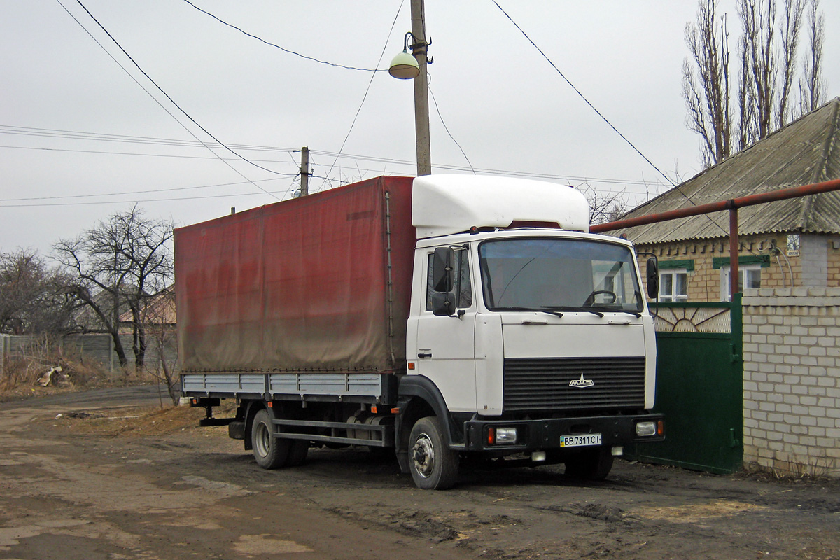 Луганская область, № ВВ 7311 СІ — МАЗ-4370 (общая модель)