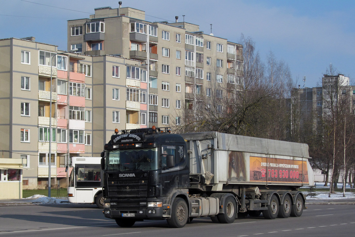 Литва, № GJM 342 — Scania ('1996) R164L