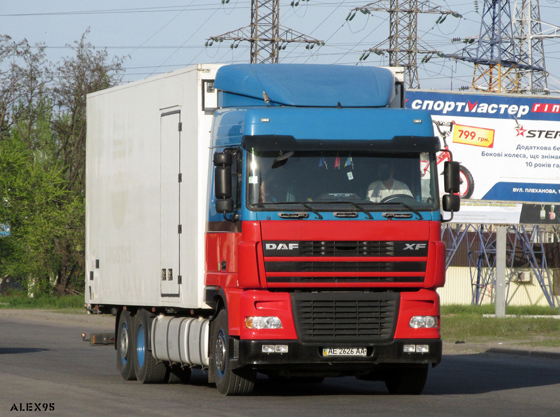 Днепропетровская область, № АЕ 2626 АА — DAF XF95 FAR