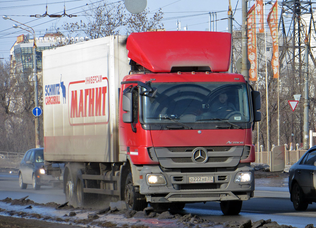 Ивановская область, № О 222 АЕ 37 — Mercedes-Benz Actros ('2009) 2536