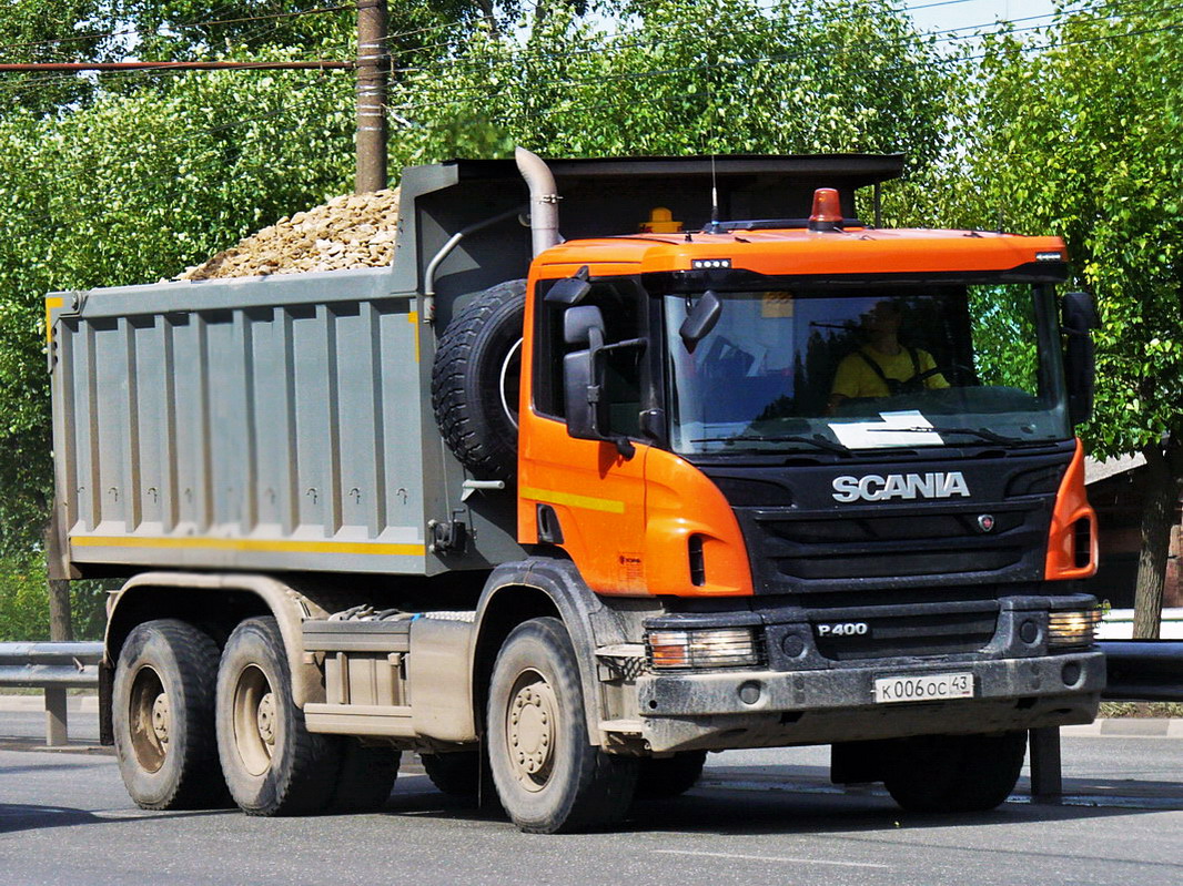 Кировская область, № К 006 ОС 43 — Scania ('2011) P400