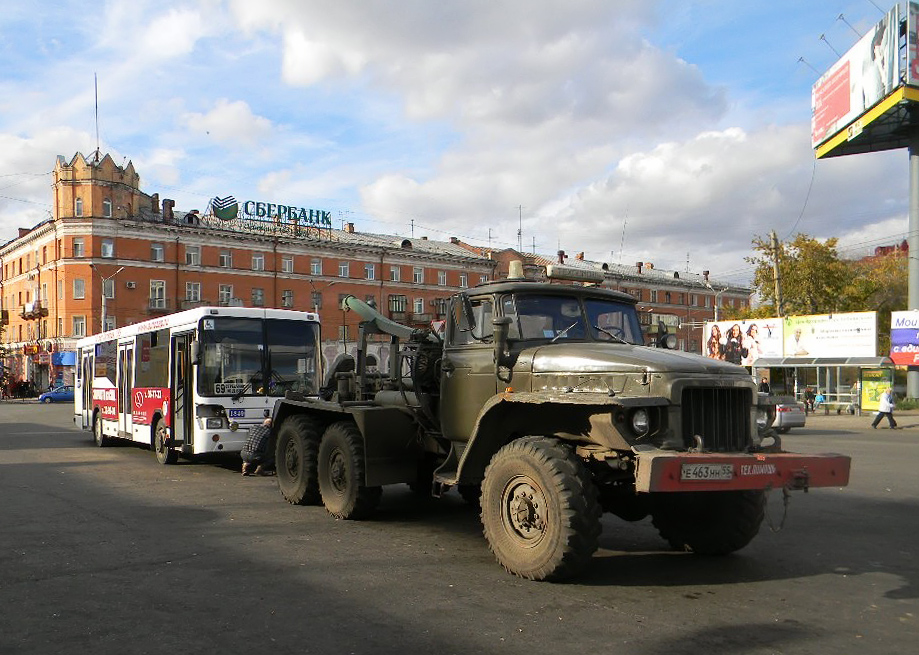 Омская область, № Е 463 НН 55 — Урал-375Д