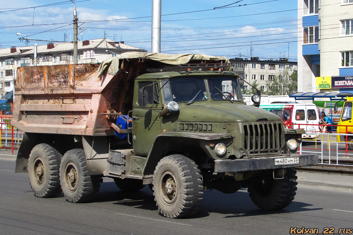 Алтайский край, № М 480 НМ 22 — Урал-4320-01