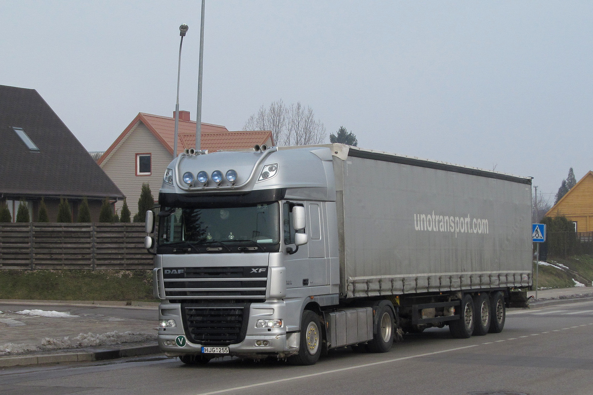 Литва, № HJG 255 — DAF XF105 FT