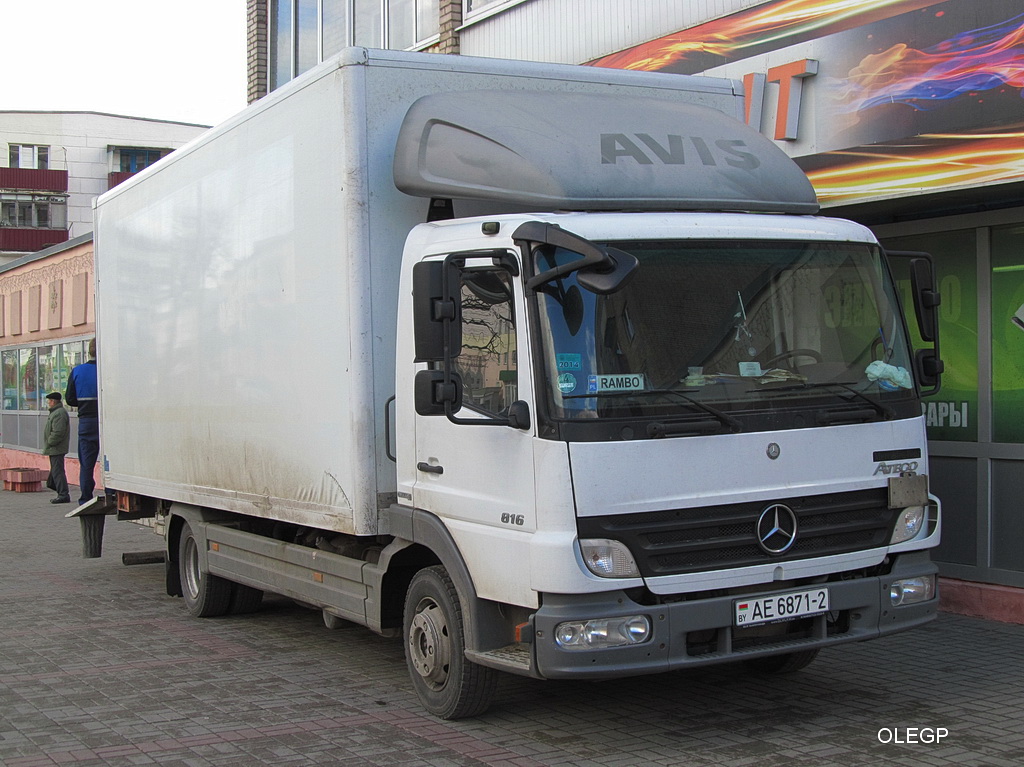 Витебская область, № АЕ 6871-2 — Mercedes-Benz Atego 816