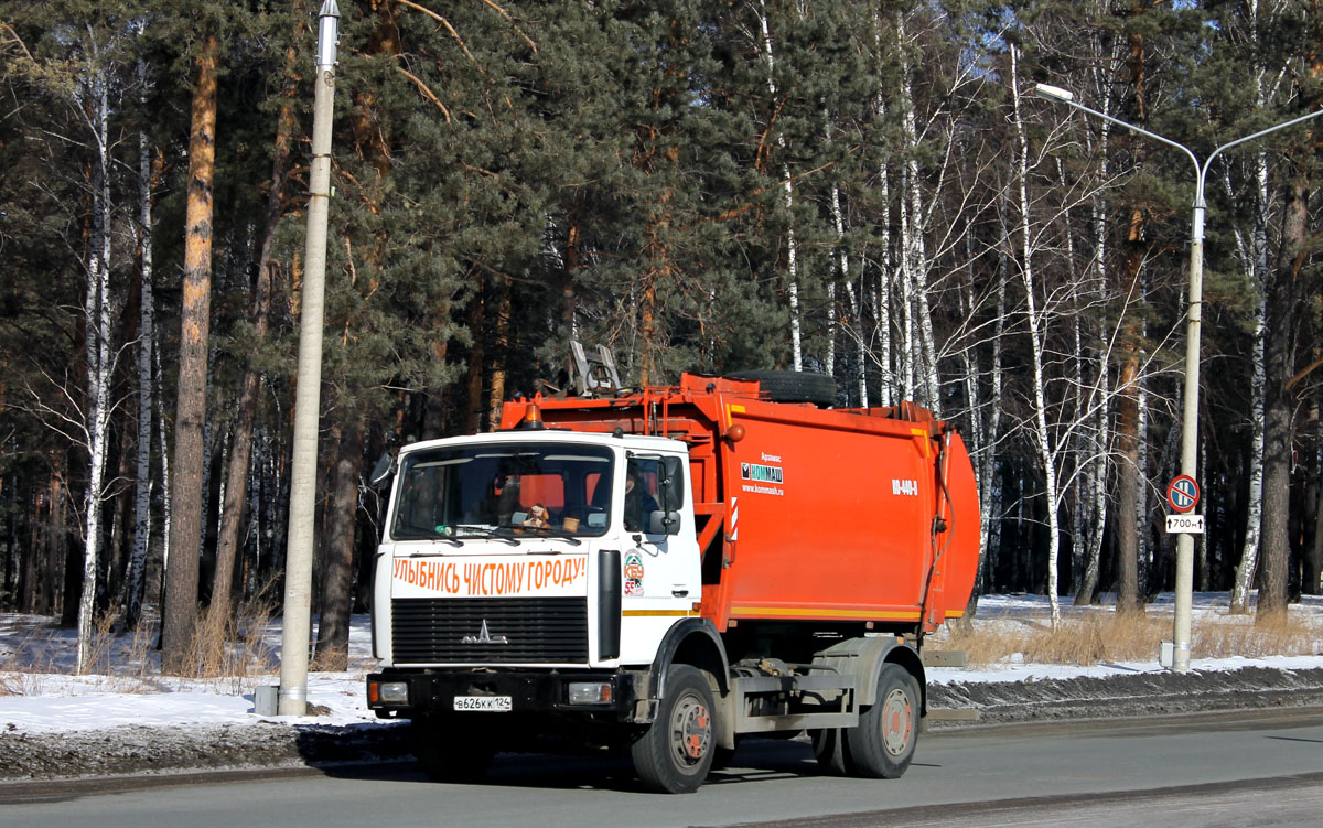 Красноярский край, № В 626 КК 124 — МАЗ-5337A2