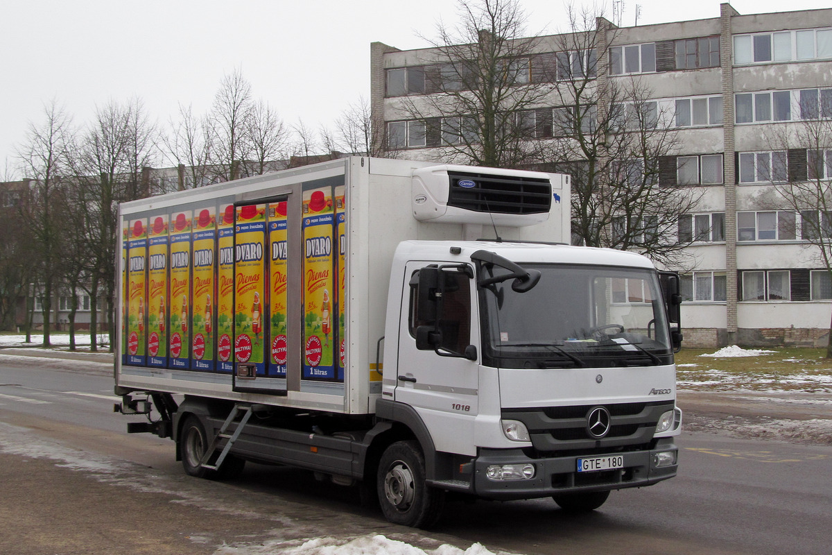 Литва, № GTE 180 — Mercedes-Benz Atego 1018