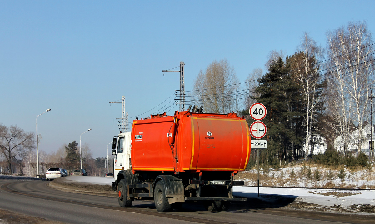 Красноярский край, № В 539 КК 124 — МАЗ-5337A2