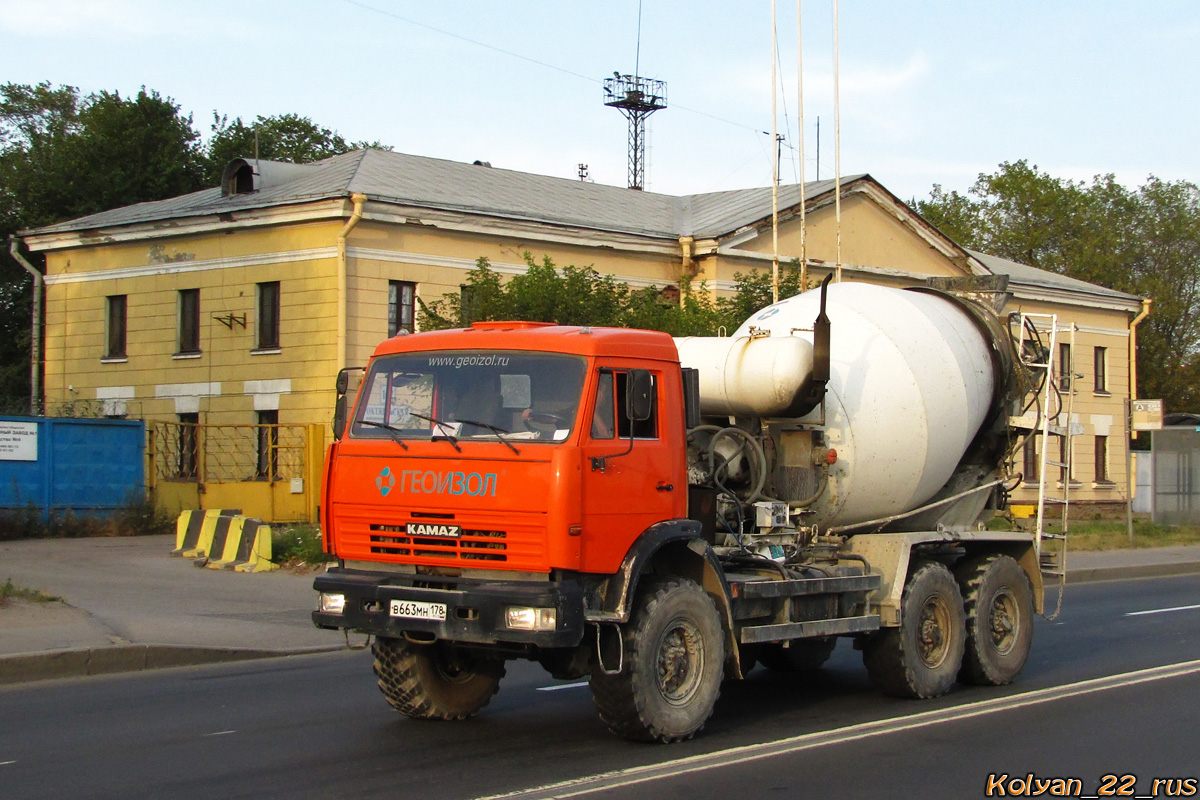 Санкт-Петербург, № В 663 МН 178 — КамАЗ-43118-10 [43118K]